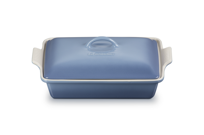 Stoneware Heritage Rectangular Dish with LidChambray image number 2